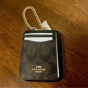 Coach Zip Card Case